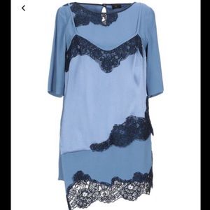 BLUE LACE TUNIC/BLOUSE by Maria Grazia Severi